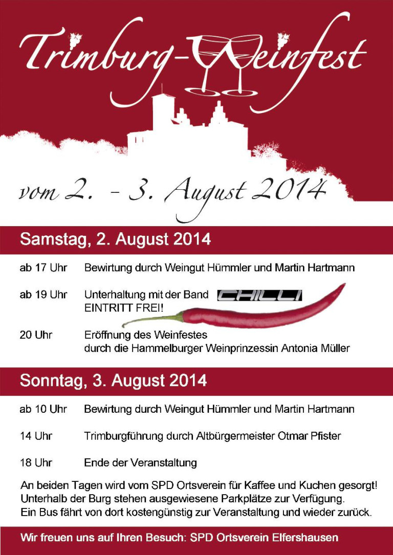 Weinfest Trimburg 2014